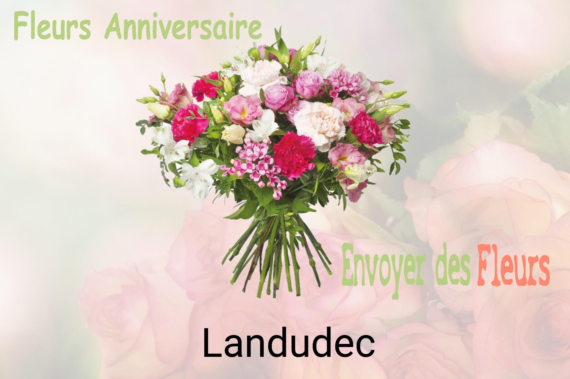 Bouquet de fleurs d’anniversaire livré à Landudec